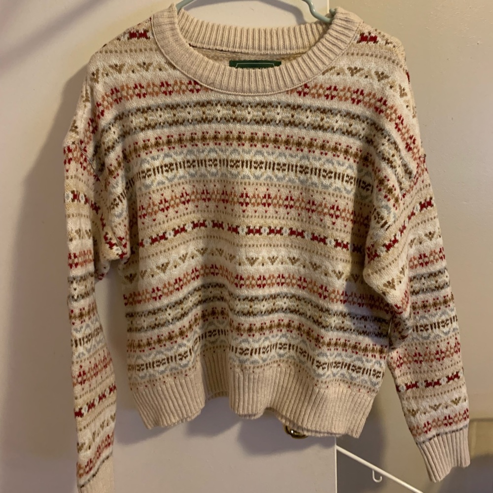 American Eagle fairisle sweater